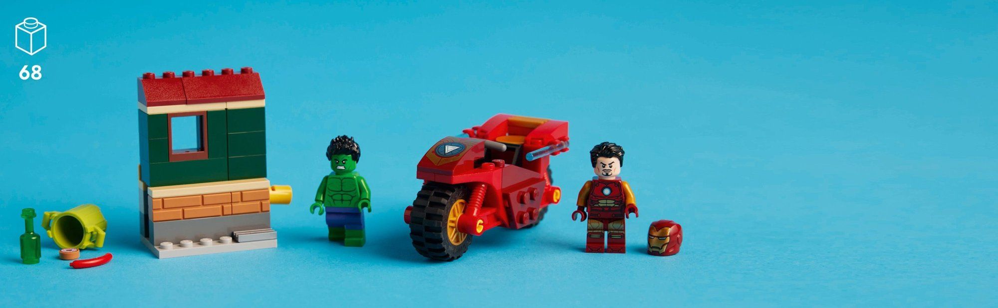 LEGO DREAMZzz 76287 Iron Man s motorkou a Hulk