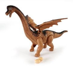 Mac Toys Brachiosaurus na batérie, kladie vajcia