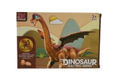 Mac Toys Brachiosaurus na batérie, kladie vajcia