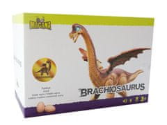 Mac Toys Brachiosaurus na batérie, kladie vajcia