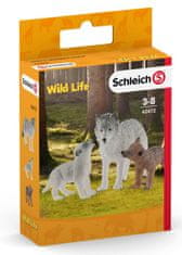 Schleich Wild Life 42472 Vlčica a mláďa vlka