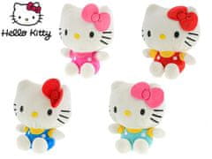 HELLO KITTY sediaci plyšová 16 cm (ružová, modrá, červená, sv. Modrá)