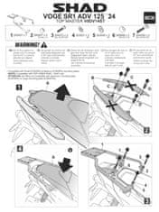 SHAD Montážna sada pre Horný kufor Top master V0DV14ST VOGE SR1 ADV 125