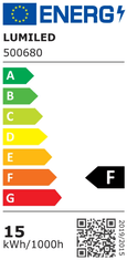 LUMILED 10x LED žiarovka ES111 GU10 15W = 100W 1521lm 3000K Teplá biela 38°