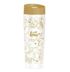 Ambition DISNEY Mickey Gold Hearts termohrnček 400 ml