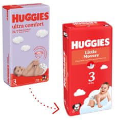 Huggies Little Movers Mega 3, 78 ks