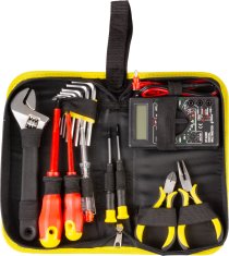 Strend Pro Sada náradia Strend Pro CMT-05.0215 • 15 dielna, elektrikárska + multimeter, v brašni