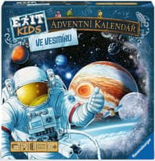 Ravensburger 238514 EXIT Kids Adventní kalendář: Ve vesmíru