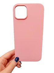 FORCELL Pouzdro Forcell Silicone iPhone 14 Plus Světle růžové