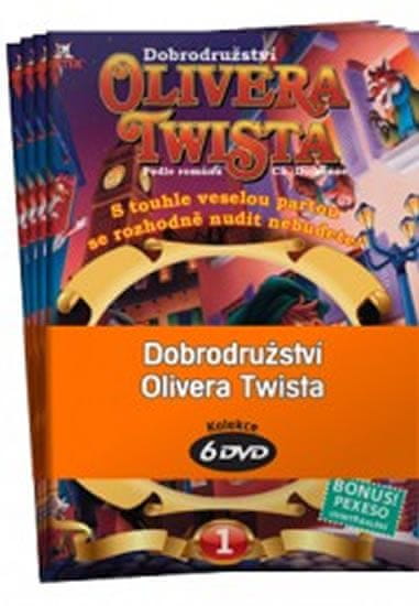 Charles Dickens: Dobrodružství Olivera Twista 1 - 6 / kolekce 6 DVD