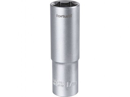 Fortum Hlavica nástrčná predĺžená 1/2", 17mm, L 77mm