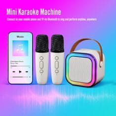 AFF  4270 Karaoke Bluetooth reproduktor 10 W, 2x bezdrôtový mikrofón