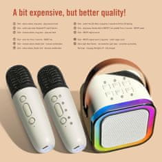 AFF  4270 Karaoke Bluetooth reproduktor 10 W, 2x bezdrôtový mikrofón