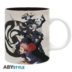 AbyStyle Jujutsu Kaisen keramický hrnček 320 ml - Škola Kjoto vs Tokyo