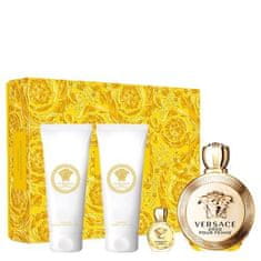 Versace Eros Pour Femme – EDP 100 ml + sprchový gél 100 ml + telové mlieko 100 ml + EDP 5 ml