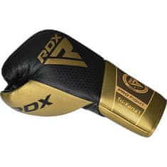 RDX RDX Profesionálne šnurovacie rukavice K1 Mark Pro Fight - čierna/zlatá