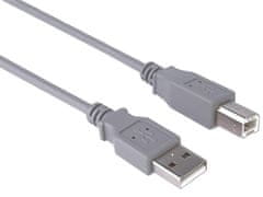 PremiumCord Kábel USB 2.0, AB, 5m