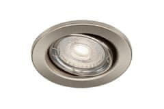 BRILONER BRILONER LED vstavané svietidlo, priemer. 8,6 cm, 5 W, matný nikel BRI 8315-012