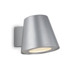 BRILONER BRILONER LED vonkajšie svietidlo, strieborná, GU10/4,9W IP44 BRILO 3645-014