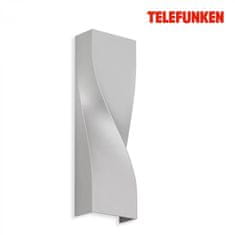 BRILONER BRILONER TELEFUNKEN LED vonkajšie svietidlo 26 cm 2x5, 5W 530lm strieborná TF 312704TF