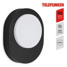 BRILONER BRILONER TELEFUNKEN LED vonkajšie svietidlo 24,4 cm 8W 800lm čierna TF 312005TF