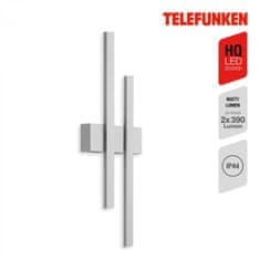 BRILONER BRILONER TELEFUNKEN LED vonkajšie svietidlo 47 cm 2x8W 780lm strieborná TF 313204TF