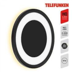 BRILONER BRILONER TELEFUNKEN priame a nepriame osvetlenie LED vonkajšie nástenné svietidlo pr. 28 cm čierna 15W TF 315805TF