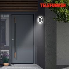 BRILONER BRILONER TELEFUNKEN priame a nepriame osvetlenie LED vonkajšie nástenné svietidlo pr. 28 cm čierna 15W TF 315805TF