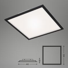 BRILONER BRILONER CCT svietidlo LED panel, 44,5 cm, 24 W, čierna BRILO 7179-015