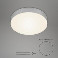 BRILONER BRILONER LED stropné svietidlo, priemer. 21,2 cm, 16 W, strieborná BRI 7065-014