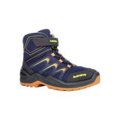 Lowa Obuv treking tmavomodrá 33 EU Maddox Warm Mid Gtx