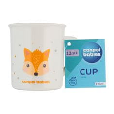 CANPOL BABIES Plastový hrnček CUTE ANIMALS - líška 170 ml