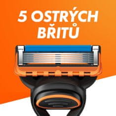 Gillette Darčeková Sada: Fusion Holiaci Strojček + Fusion gél 200 ml