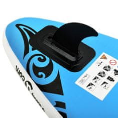 Vidaxl Nafukovací Stand Up Paddleboard 320x76x15 cm modrý