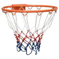 Vidaxl Basketbalový kôš čierny 39 cm oceľ