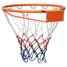 Vidaxl Basketbalový kôš čierny 39 cm oceľ