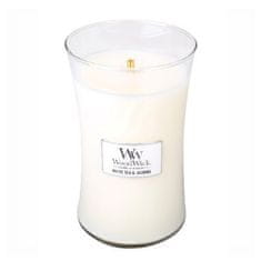 Woodwick Vonná sviečka váza veľká White Tea & Jasmine 609,5 g