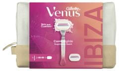 Gillette Venus Comfortglide Festival Dámska darčeková taška hol. strojček + 2 náhr. hlavica + toaletná taška