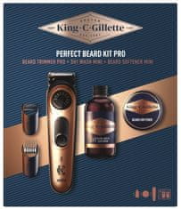 Gillette  King C. zastrihávač fúzov PRO darčeková sada pre mužov