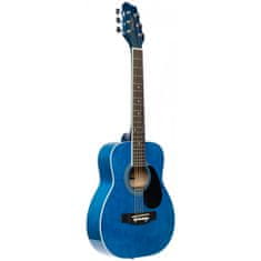 Stagg SA20D 1/2 BLUE, akustická gitara 1/2 typu Dreadnought