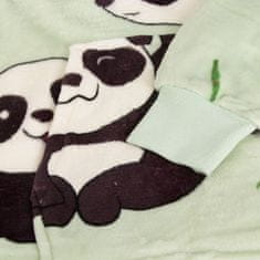 CoZy Deka s kapucňou a rukávmi - Panda