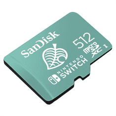 SanDisk Nintendo Switch micro SDXC 512 GB 100 MB/s A1 C10 V30 UHS-1 U4