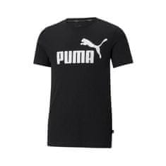 Puma Tričko čierna S Ess Logo Tee JR