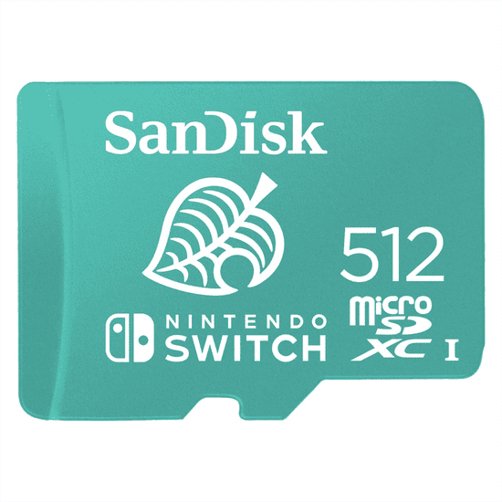 SanDisk Nintendo Switch micro SDXC 512 GB 100 MB/s A1 C10 V30 UHS-1 U4