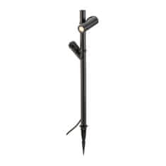 SLV BIG WHITE (SLV) HELIA SLIM Pole double LED, vonkajšia stojaca lampa, čierna IP65 3000K 1007869