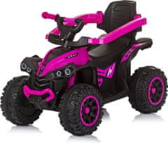 Chipolino Odrážadlo so strieškou a vodiacou tyčou ATV Pink