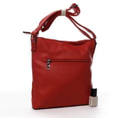 Romina & Co. Bags Praktická dámska koženková crossbody kabelka Stylish Ann, červená