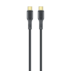 Awei Rychlonabíjecí kabel CL-221T, 2×USB-C, 2m, černá