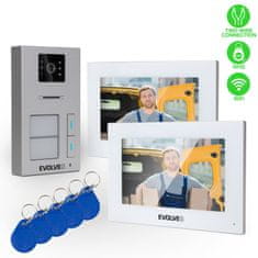 Evolveo DoorPhone AP2-2, drôtový videotelefón pre dva byty s aplikáciou