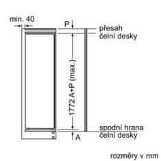 Bosch Vestavná monoklimatická chladnička KIF81PFE0